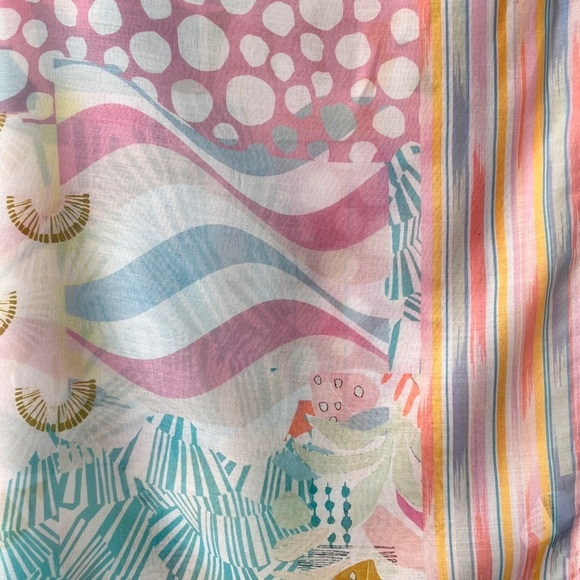 World Market Printed Scarf - Picture 6 of 8